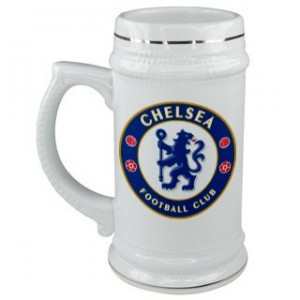 Керамическая кружка для пива с логотипом Челси