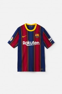 Футболка футбольного клуба Барселона 2020/2021 Домашняя 